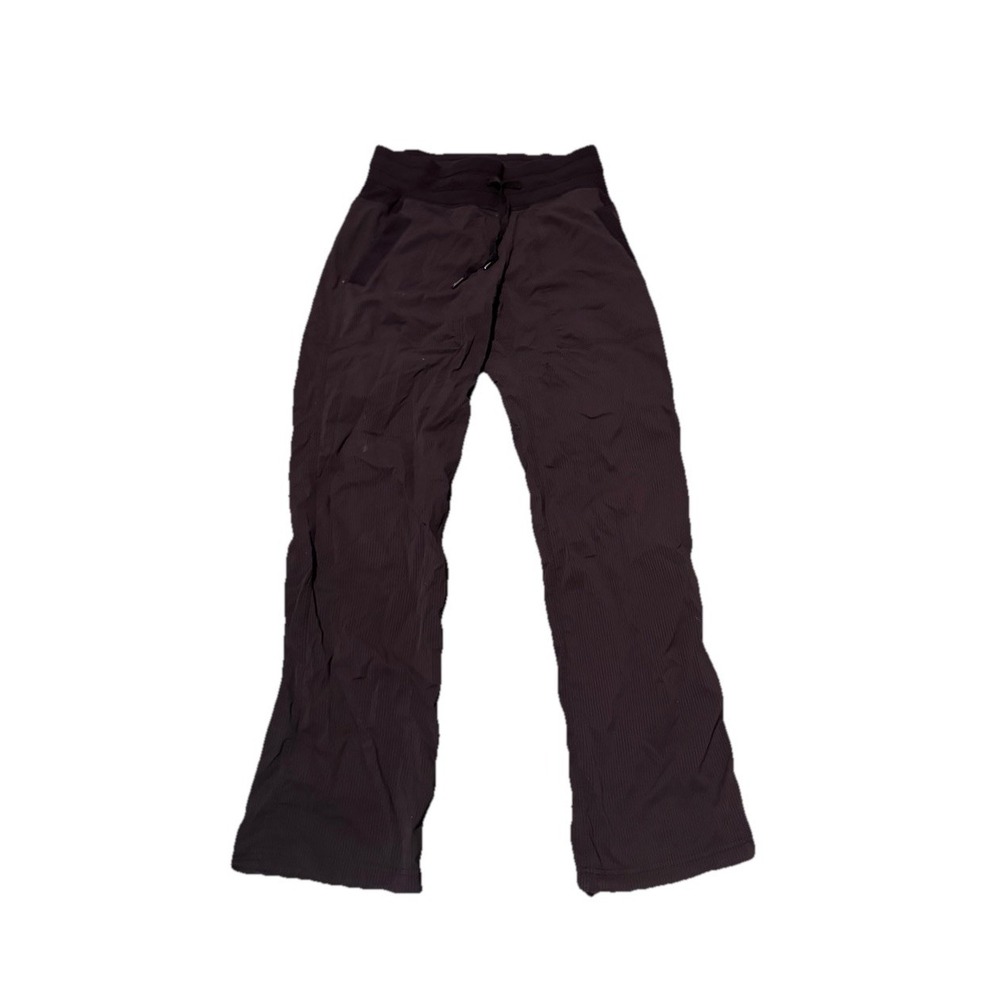 Lululemon Jogger Pants Womens Small 4 Burgundy Red Dance Studio performance gym